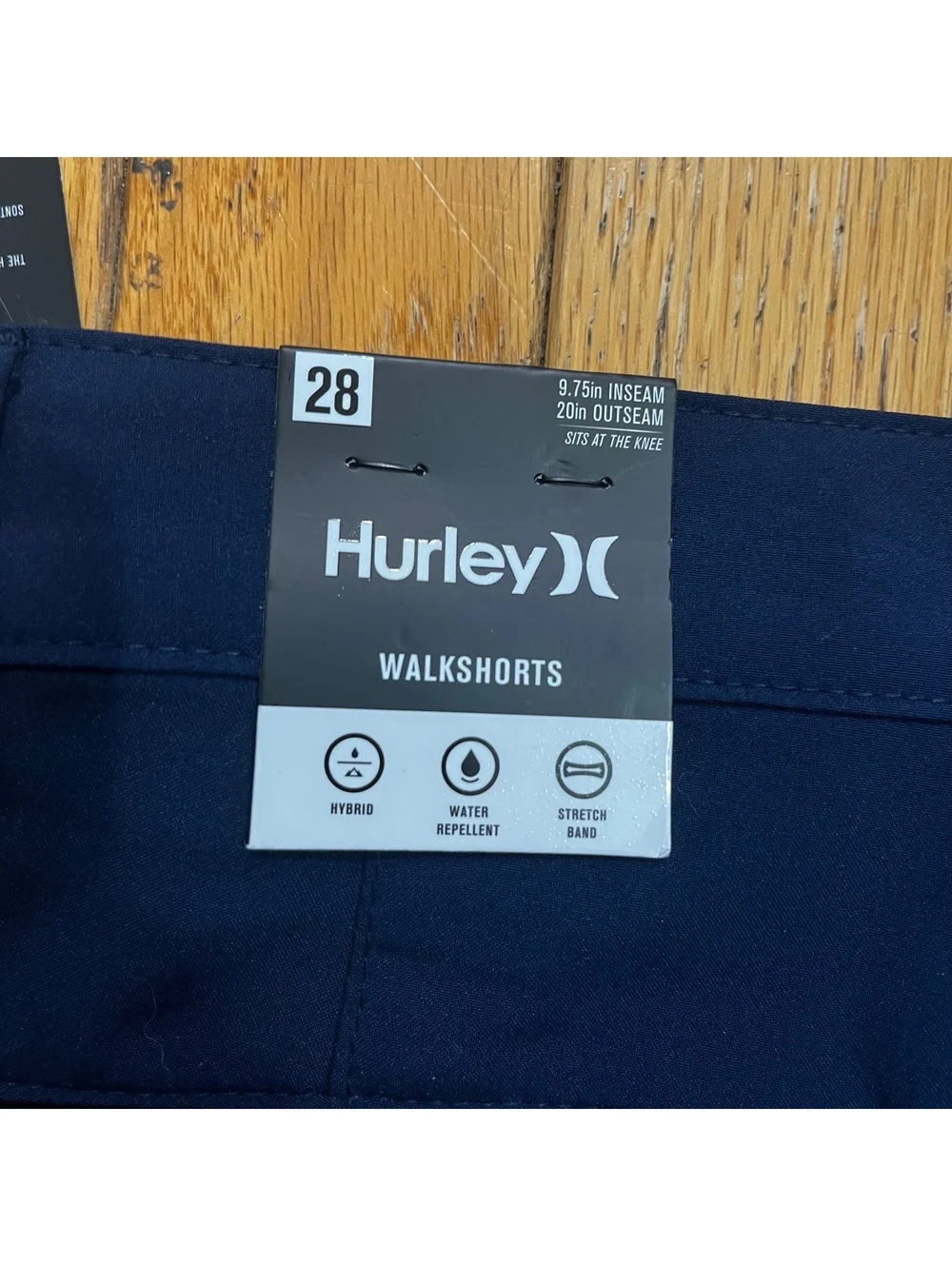 Hurley All Terrain Hybrid Walkshorts - Men's Size 28 Navy Blue
